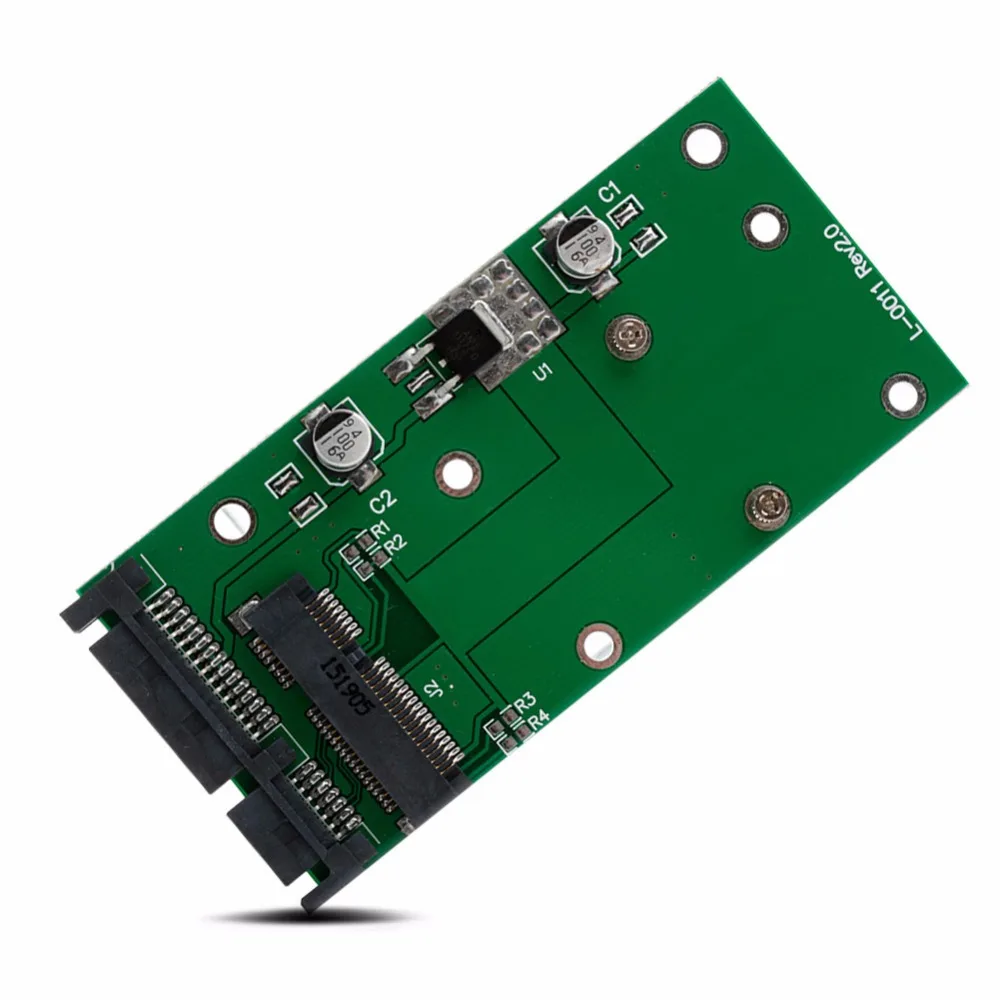 Горячая mSATA SSD до 2,5 ''SATA 6,0 Gps адаптер конвертер карты модуль Плата Pad Pcie