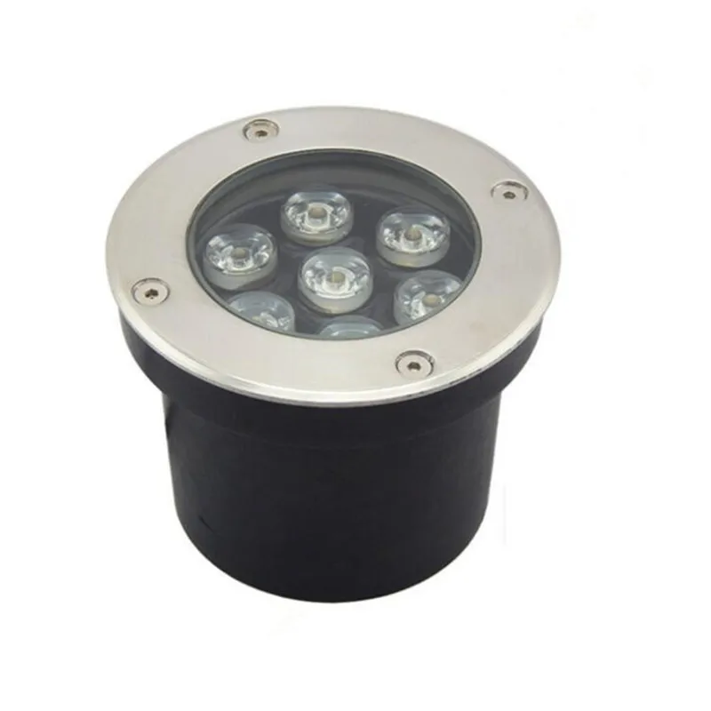 Free shipping 7x1W LED Underground Lamp 7W LED underwater light waterproof outdoor lamp AC85~265V/12V IP68 Free shipping