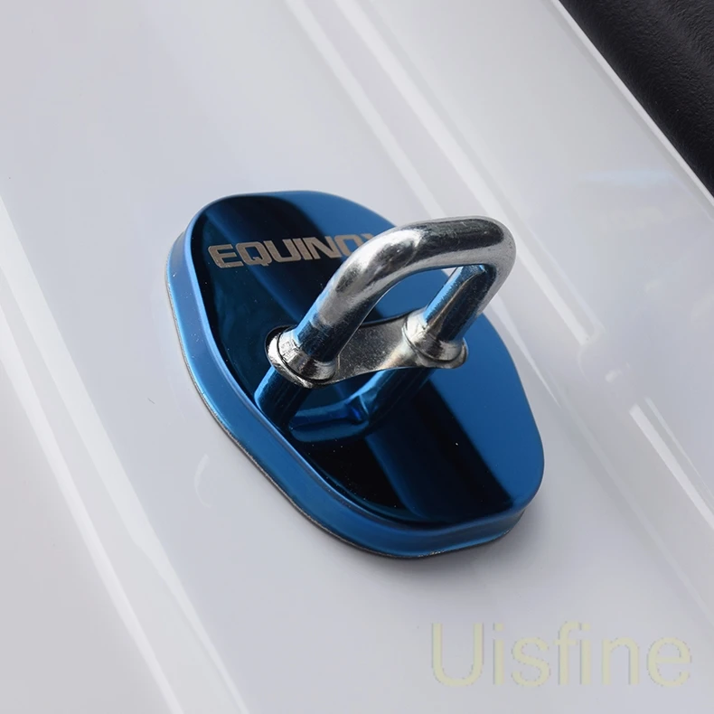 Крышка замка двери из нержавеющей стали для Chevrolet Equinox 2017 2018 2019 защита от ржавчины