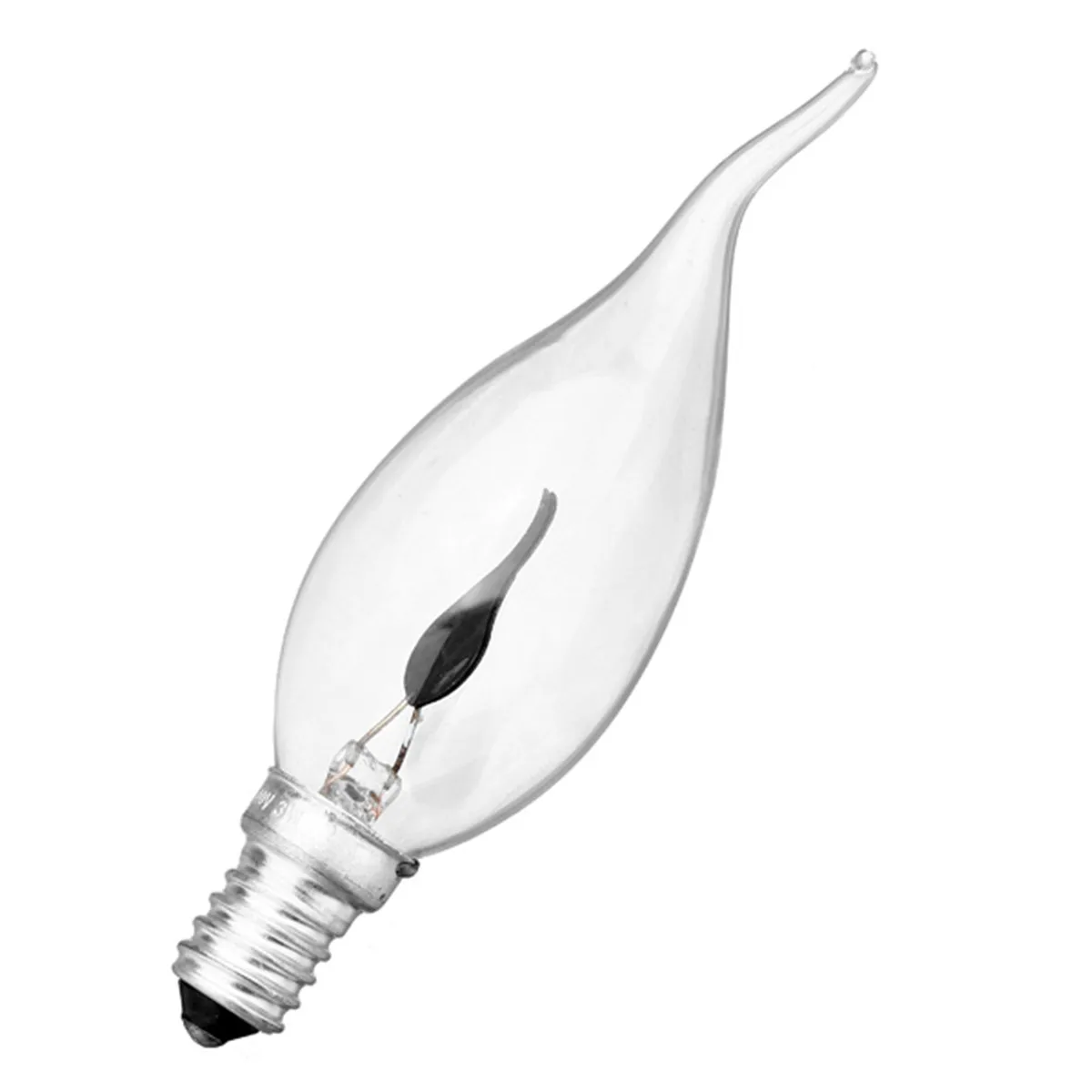 Винтажный светильник, лампа Эдисона E14 3 Вт, ретро подвесной светильник, лампа накаливания в форме свечи, лампа накаливания, теплый белый художественный декор, светильник ing 220 В
