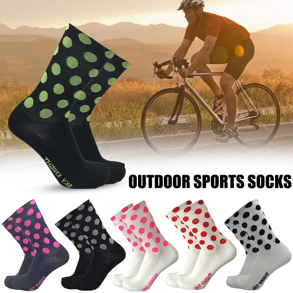 

Professional Wave Point Cycling Riding Socks Outdoor Sports Compression Socks for Men and Women