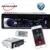 Trasporto libero!! auto Radio Stereo Lettore built-in Bluetooth e microfono Del Telefono AUX-IN MP3 Per Il Iphone 12 V Car Audio Auto 2014 nuovo
