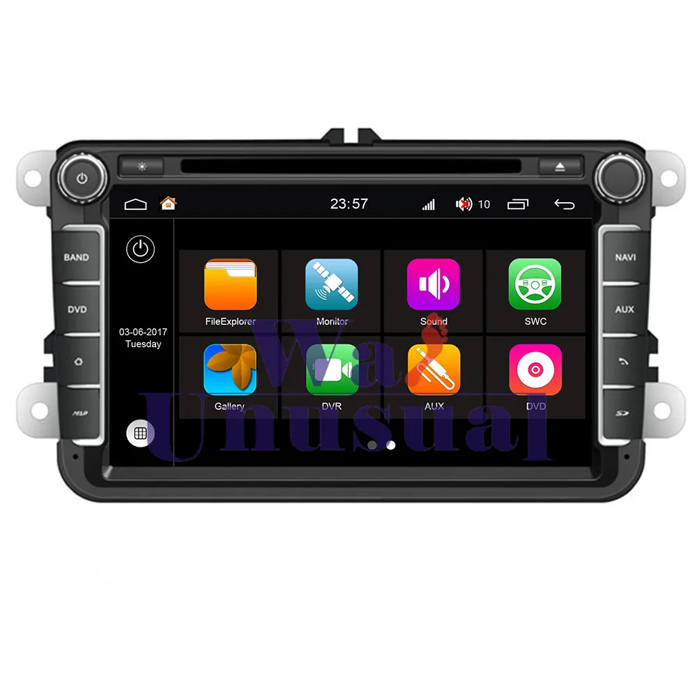 Wanuary 8 &quotWINCA S190 Android 7 1 четырехъядерный 16G 2G RAM Автомобильный DVD плеер для VW