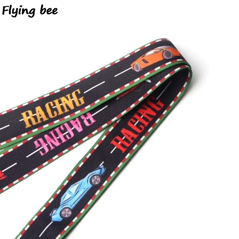 Flyingbee Брелок гоночный автомобиль шнурки значки ремешки мобильный телефон