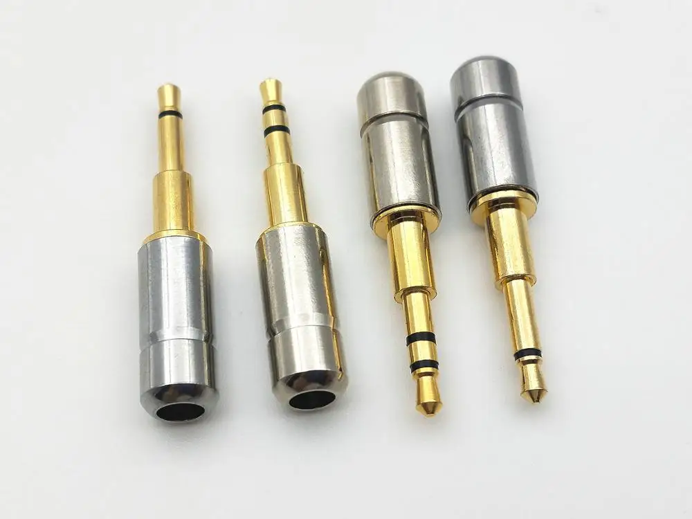 20pcs 2 5mm mono Stereo plug for Audio Headphones adapter connector