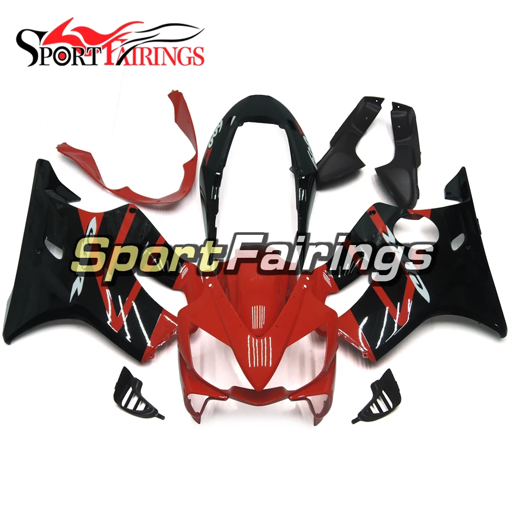 

Motorcycle Black Red Stripes Complete Injection ABS Plastic Fairing Kit For Honda CBR600 F4i 2004 2005 2006 2007 Carene Hulls