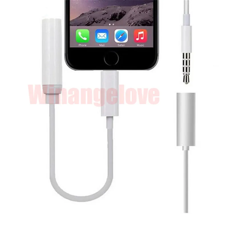 10 шт./лот для iPhone X 7 8 Plus до 3 5 мм разветвитель наушников Aux IOS 12 Jack аудио конвертер