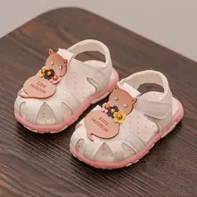 Детские летние босоножки для девочек; детская обувь; сандалии мягкая подошва; удобная обувь для малышей; забавные сандалии для маленьких принцесс