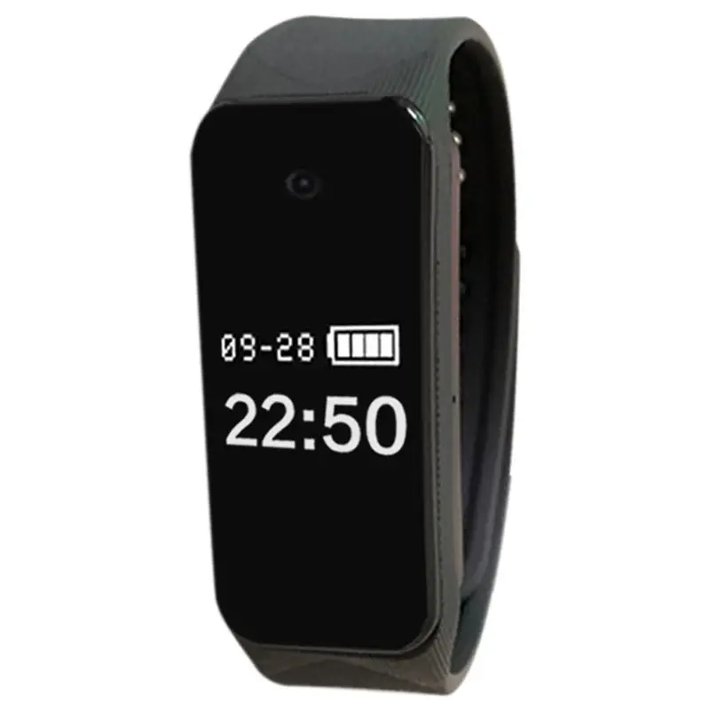 

New Hd 720P Power Display Silent And Light Press Contact Ultra-Thin Camera Bracelet Wifi Video Recorder Smart Wristband Can Su