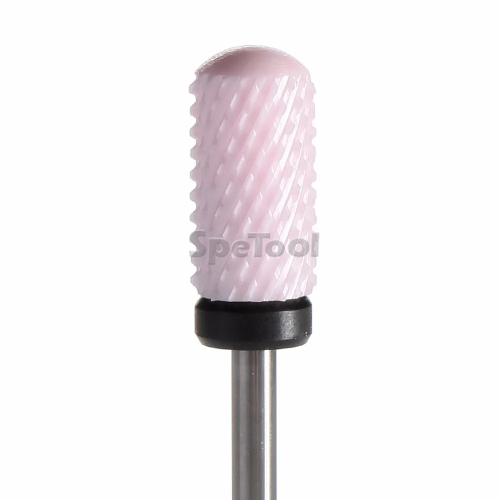 

SpeTool Pink Ceramic Electric Nail Drill Bit For Manicure Art Dental Drill Teeth Whitening Callus Polisher Gel Acrylic Remover