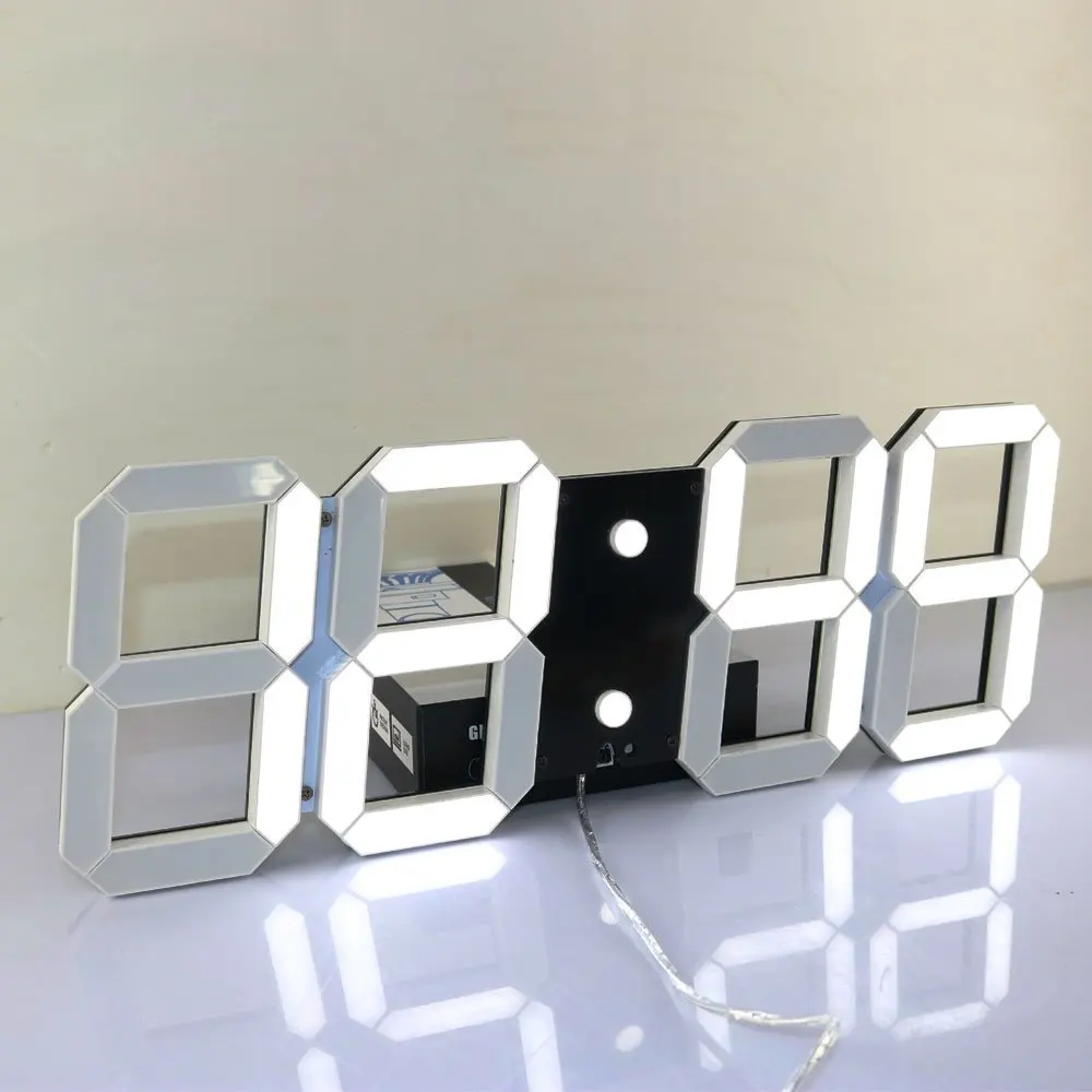 Super Large Digital Wall Clocks LED Alarm Clock Countdown