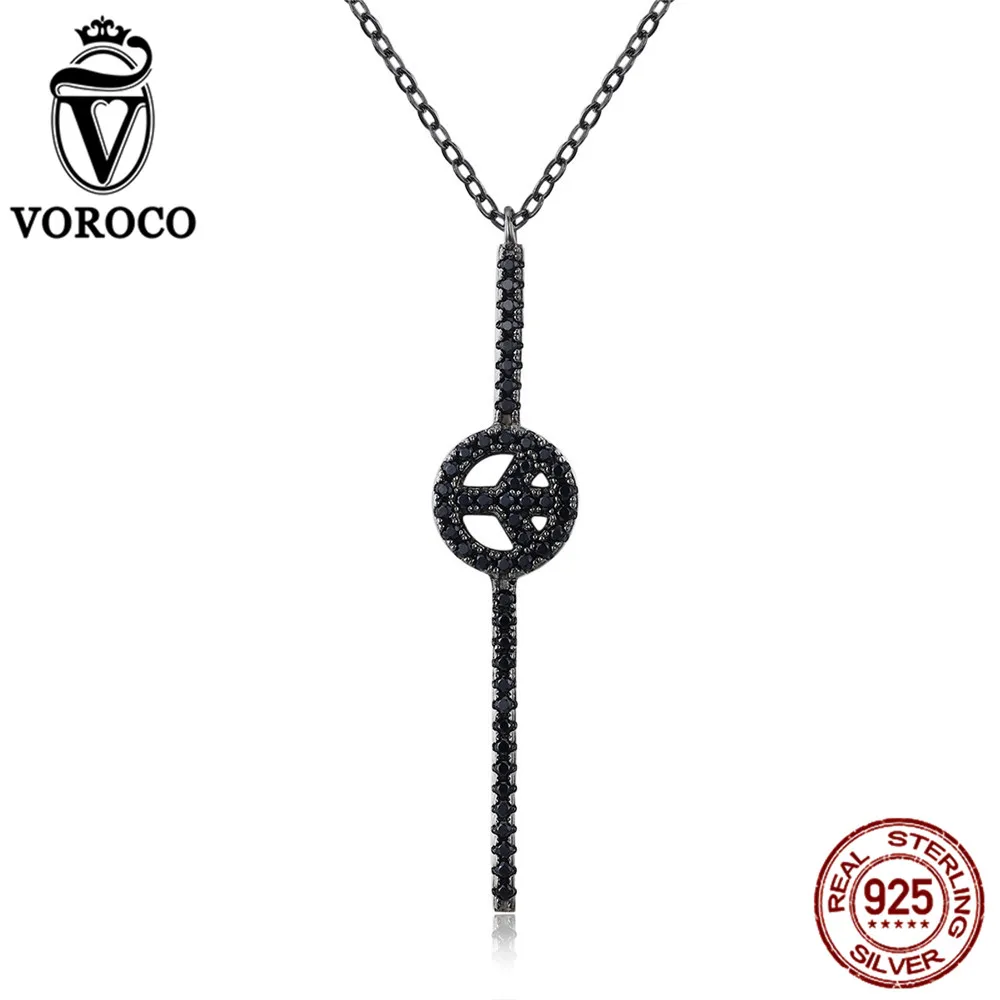 Женское колье с подвеской в виде символа Мира серебро 925 пробы|necklace women|necklace
