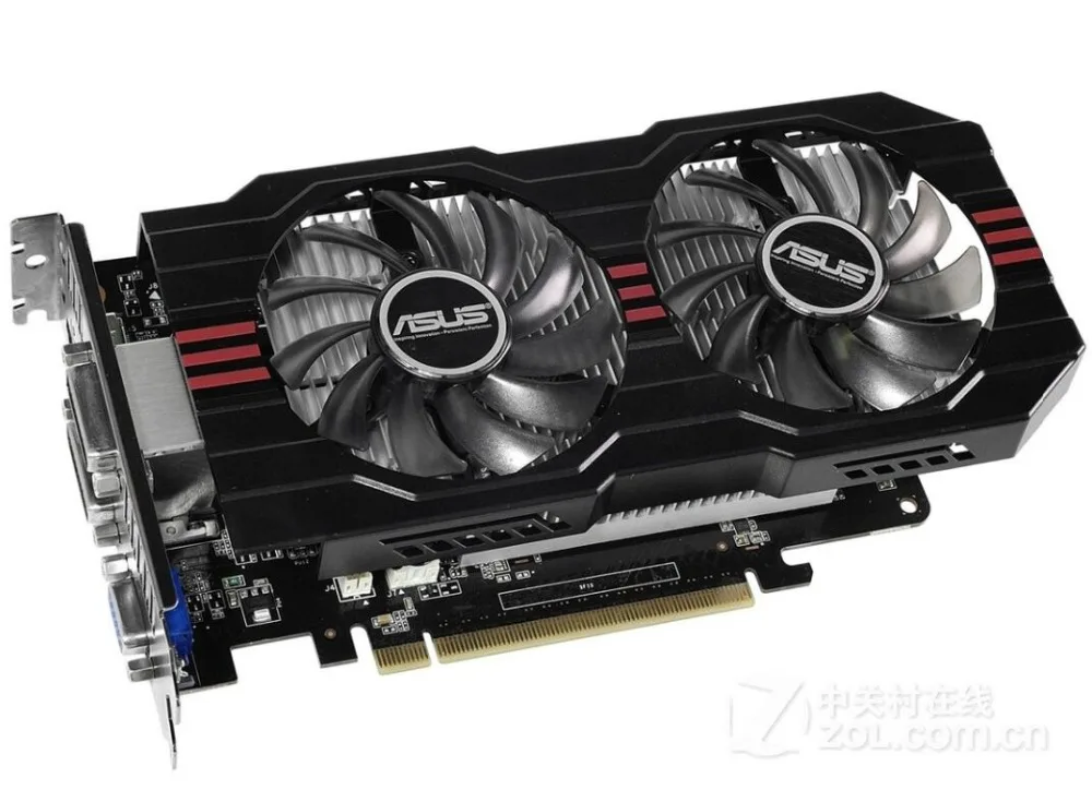Б/у Asus GTX 750TI OC 2GD5 GTX750TI 2G D5 DDR5 PC настольные видеокарты PCI Express 3 0 750 ti 1050