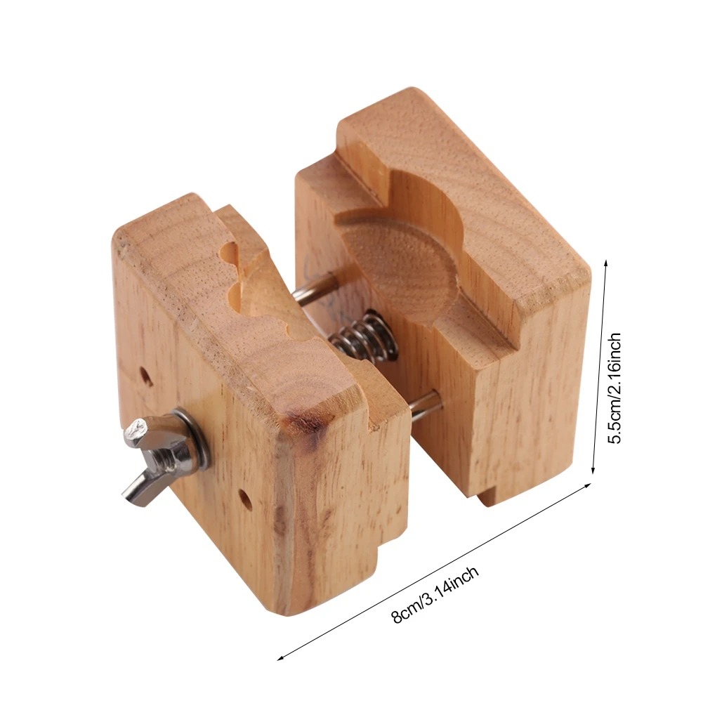Профессиональный Деревянный чехол для часов, блочные тиски, зажим, механизм, дерево+ нержавеющая сталь, набор инструментов для ремонта часов, наборы для часовых аппаратов