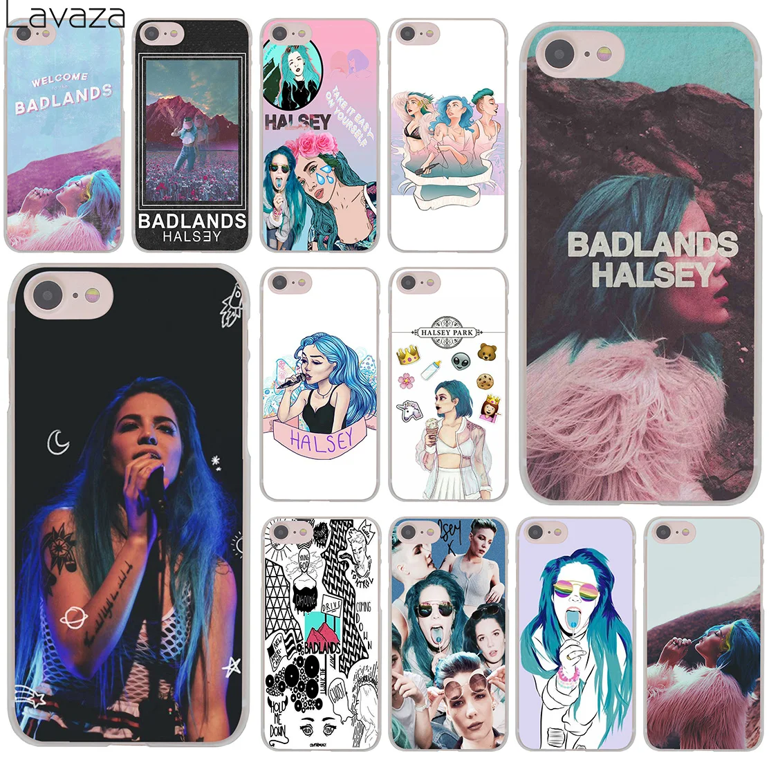 

Lavaza Halsey Colors Lyrics Badlands 8Plus Hard Phone Cover Case for iPhone XR X 11 Pro XS Max 8 7 6 6S 5 5S SE 4S 4 10