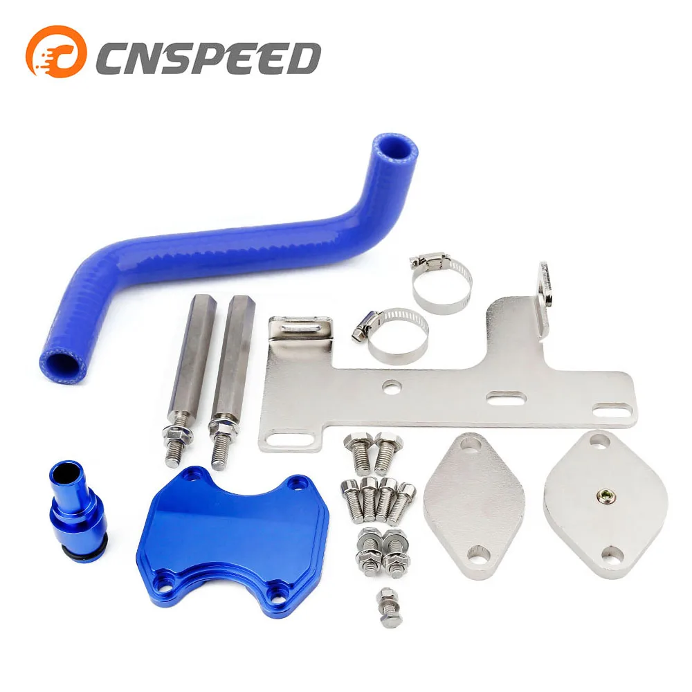 Клапан CNSPEED EGR охладитель комплект для удаления подходит 2010 2014 Dodge Ram 2500 3500 6.7L