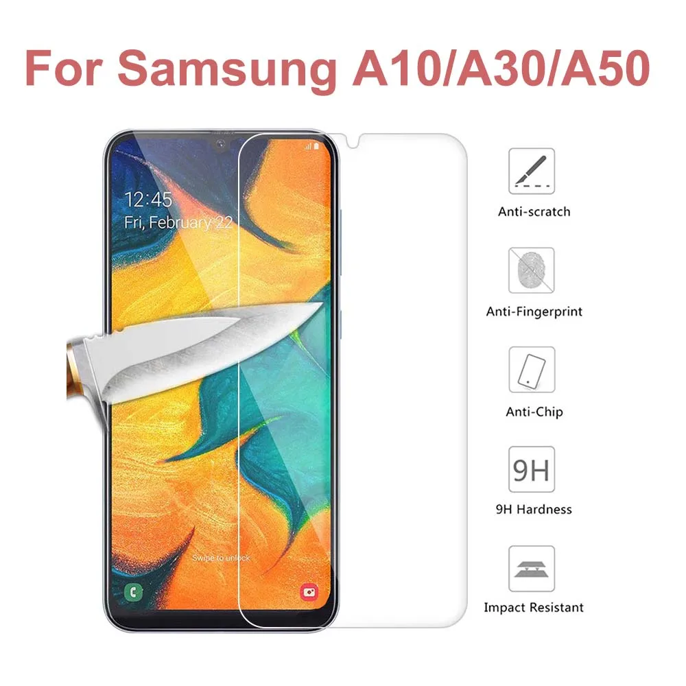 Стекло для Samsung Galaxy A30 A50 A10 M10 M20 закаленное стекло полное покрытие Защита экрана M 10