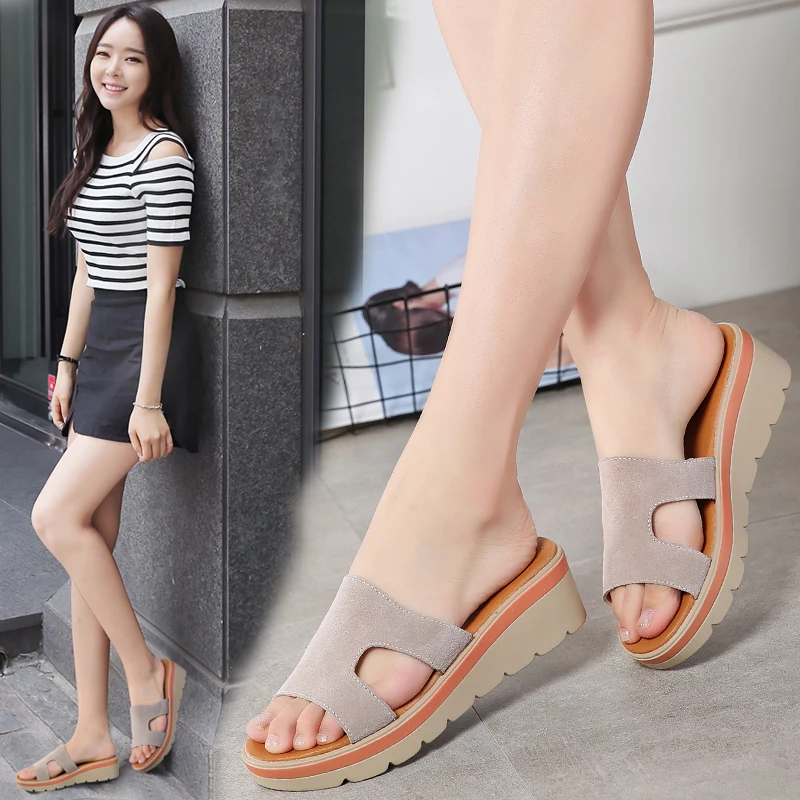

Sexy Women Flat Sandals Summer Women Slippers Open Toe Platform Casual Shoes Ladies Outdoor Beach Flip Flops Female Slides Girl
