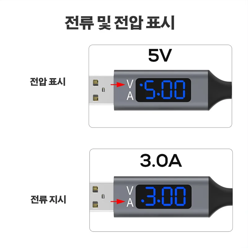 TOPK D-Line2 кабель Micro USB с дисплеем напряжения и тока, usb-кабель для синхронизации данных для samsung, Xiaomi, huawei, кабель Microusb