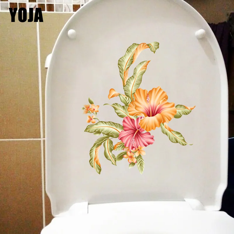 YOJA 19 1*22 2 см нежные цветные цветы наклейки на стену спальни росписи классический