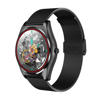 

2017 New Arrival High Quality phone Watch MTK2502 Leather Belt metal smartwatch Bluetooth Smart Watch Support heart rate monitor