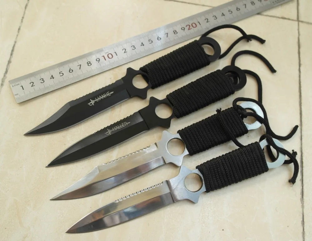 American Paratrooper Rescue Knife Leg Wrapping Tie Waist Knives Fixed Blade Hunting Straight Knife ABS Sheath American Paratrooper Rescue Knife Leg Wrapping Tie Waist Knives Fixed Blade Hunting Straight Knife ABS Sheath