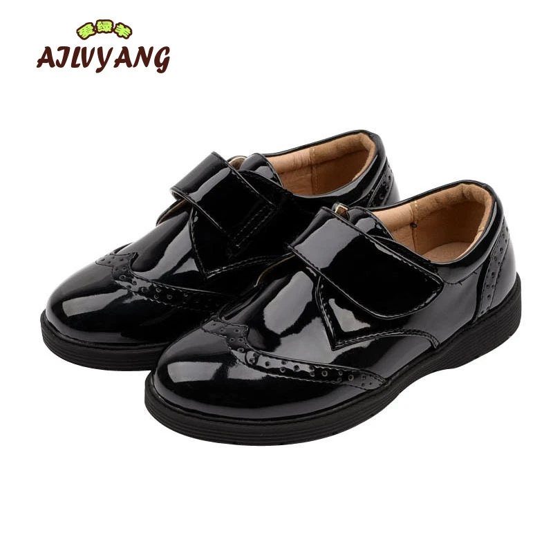 Child Leather Shoes Little Kids Fashion Formal Shoes Big Boys England