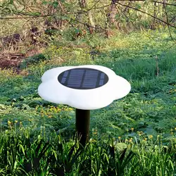 10 светодиодный 2 шт солнечный свет сада Открытый красочный Газон лампа цветок Форма садовая лампа tuinverlichting люсис привело decoracion
