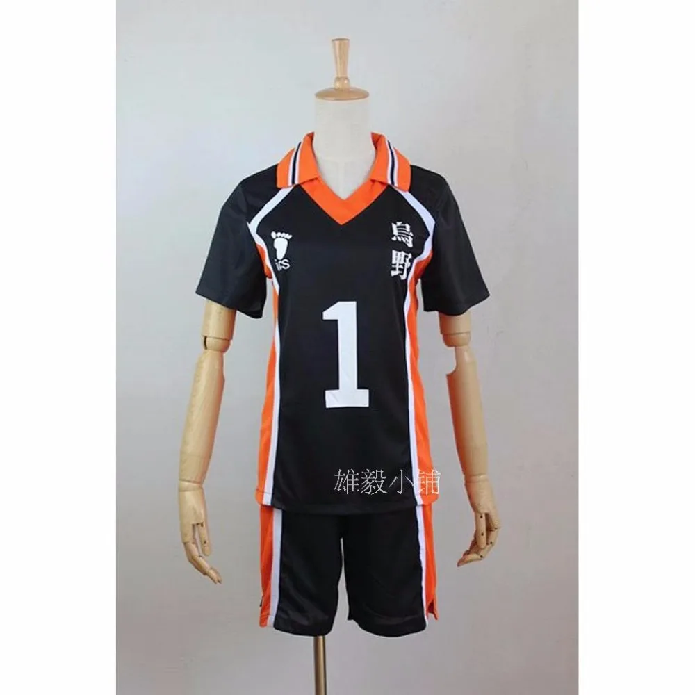 Haikyuu cosplay Костюм Аниме карасуно старшеклассный клуб Хината Shyouyou Футболка спортивная одежда косплей униформа