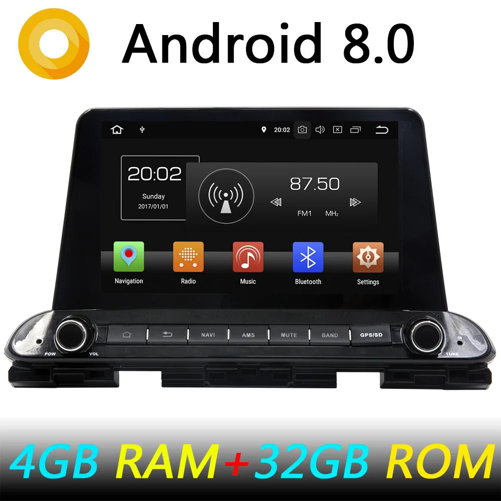 

9" IPS Octa Core 4GB RAM+64GB ROM Android 9.0 Car DVD Radio GPS For Kia CERATO 2018 2019 FORTE 2019 DSP CarPlay Parrot BT Stereo