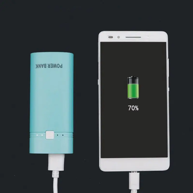 Evewher 18650 lion Batery 2 слота зарядное устройство коробка с светодиодный светильник power
