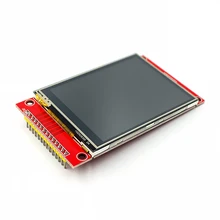 5 шт./лот 240x320 2," SPI TFT lcd Сенсорная панель модуль последовательного порта с печатной платой ILI9341 5 В/3,3 В