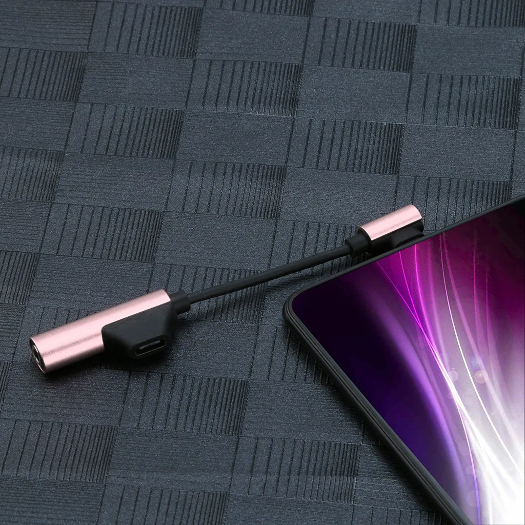 USB C аудио кабель зарядное устройство 2 в 1 Тип 3 5 мм разъем Aux адаптер для наушников