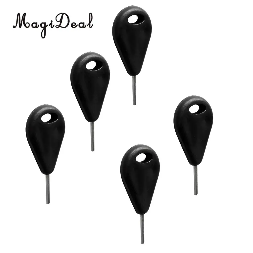 MagiDeal Pack 5 Durable Nylon Surfing Spare Fin Key Replacement for Surfboard Surf Board Wakeboard Water Sports