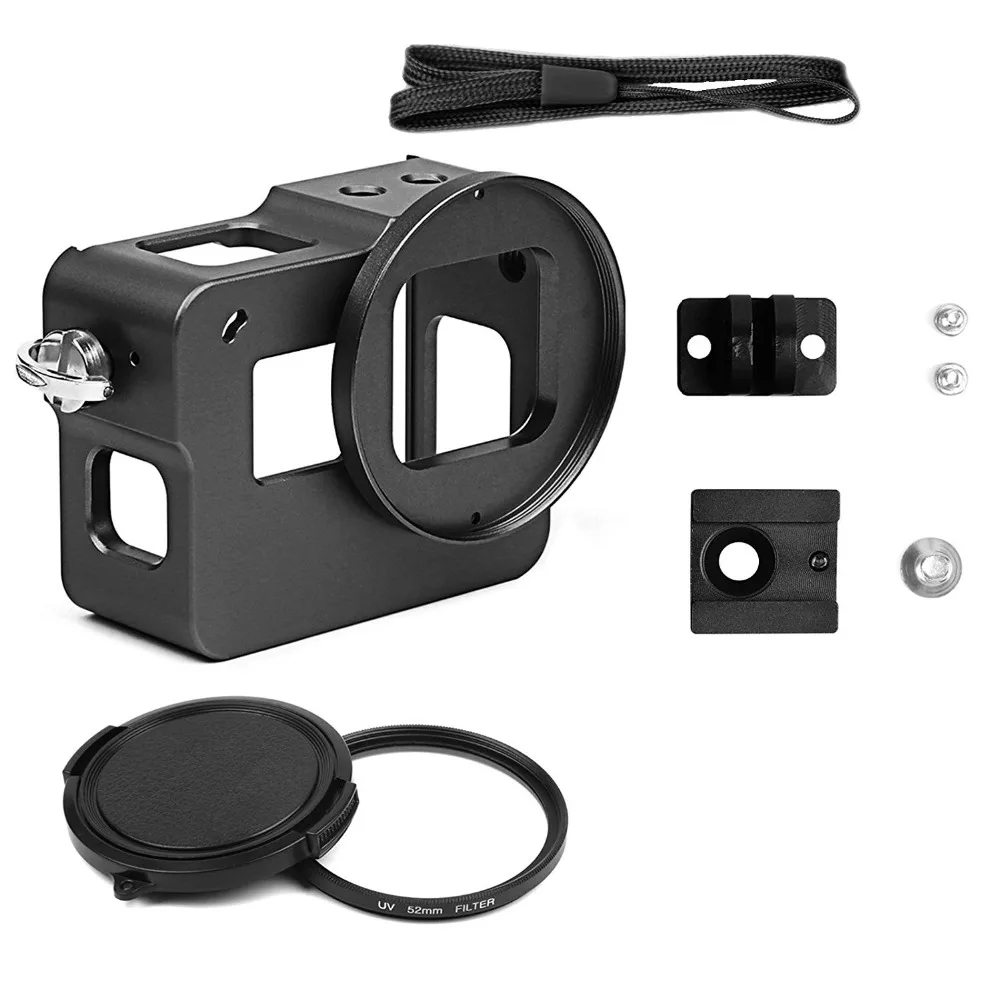 CNC Aluminum Alloy Protective Frame Metal Case for GoPro HERO 5 Black