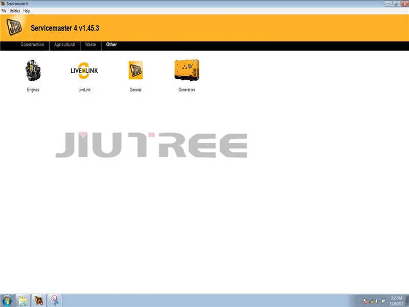 Сервис JCB Master interface JCB SM4.1.45.3 для сельскохозяйственного конструктор; экскаватор сканер