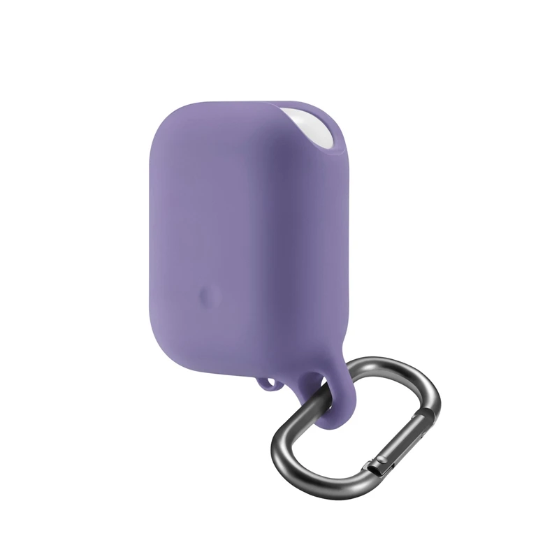 Водонепроницаемый чехол для наушников Airpods 2& 1 мягкий гладкий силиконовый Bluetooth беспроводной чехол для наушников Airpods с кольцом-держателем