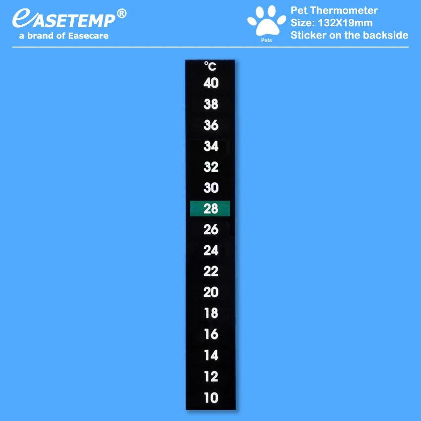 Pet_Thermometer(132X19mm_10-40C)(Easetemp)