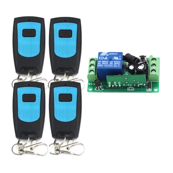 

Smart RF Wireless Universal Remote Control Switch Home Automation Intelligent DC 12V 10A 1CH Wireless Switches SKU: 5258