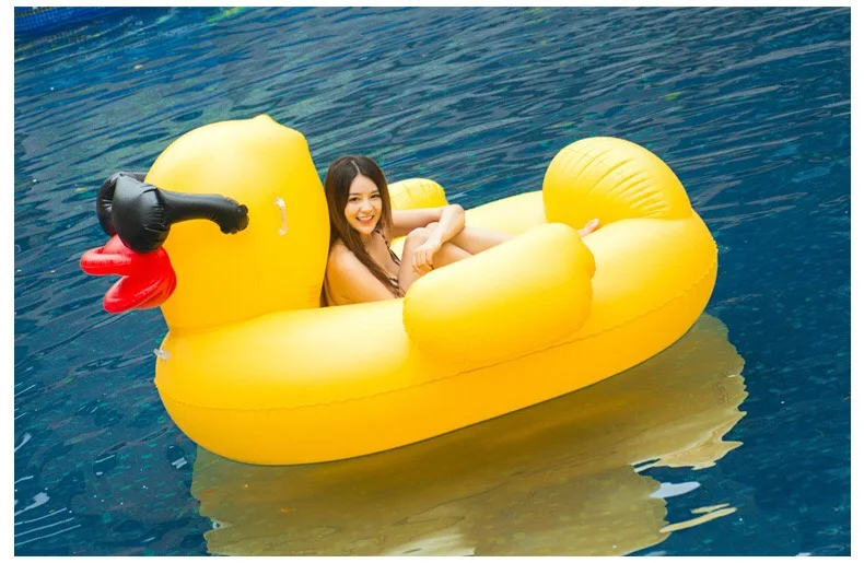 Borracha Pato Natação Float Anel Adulto Natação