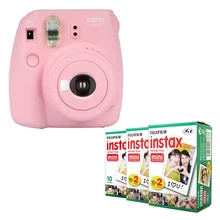 Fujifilm Instax Mini 8 Plus камера клубника+ Fuji Instant 50 пленка белая кромка простая фотография