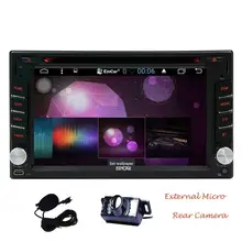 Android 6.0 автомобиль Радио 2din GPS автомагнитолы с навигацией dvd-плеер головного устройства Supprt USB/SD/Wi-Fi/ OBD2/Cam-в/телефон зеркало + Камера