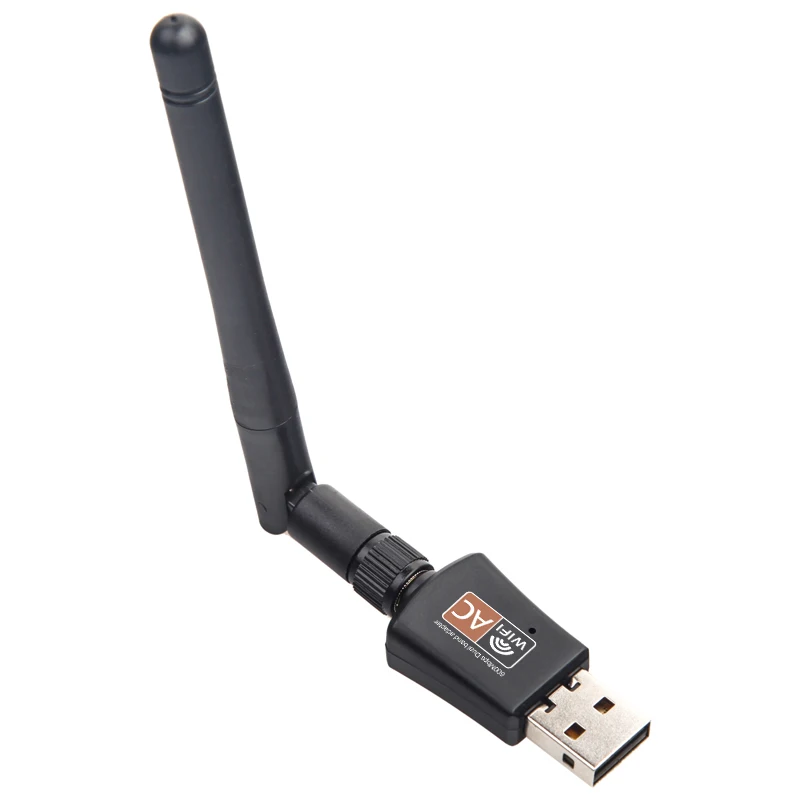 Kuwfi 11ac 600 Мбит/с 2.4 г 5 г Dual Band 2dbi Телевизионные антенны Беспроводной USB адаптер домашней сети карты Mini USB WI-FI ключ для Оконные рамы/mac
