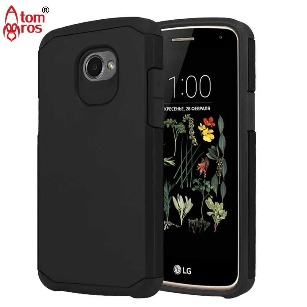Hybrid Rubber Dual Layers Shockproof Rugged Matte Armor Hard Case For