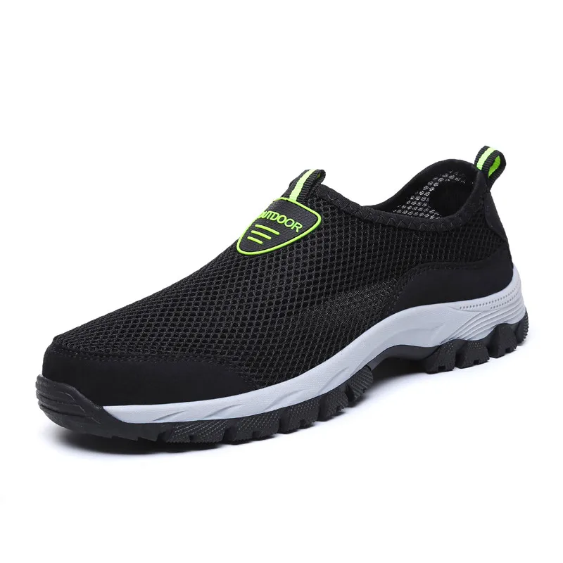 

Summer Men's Casual Shoes Mesh Breathable Slip-On Soft Non-Slip Wear-Resistant Outdoor Men's Sports Sneakers