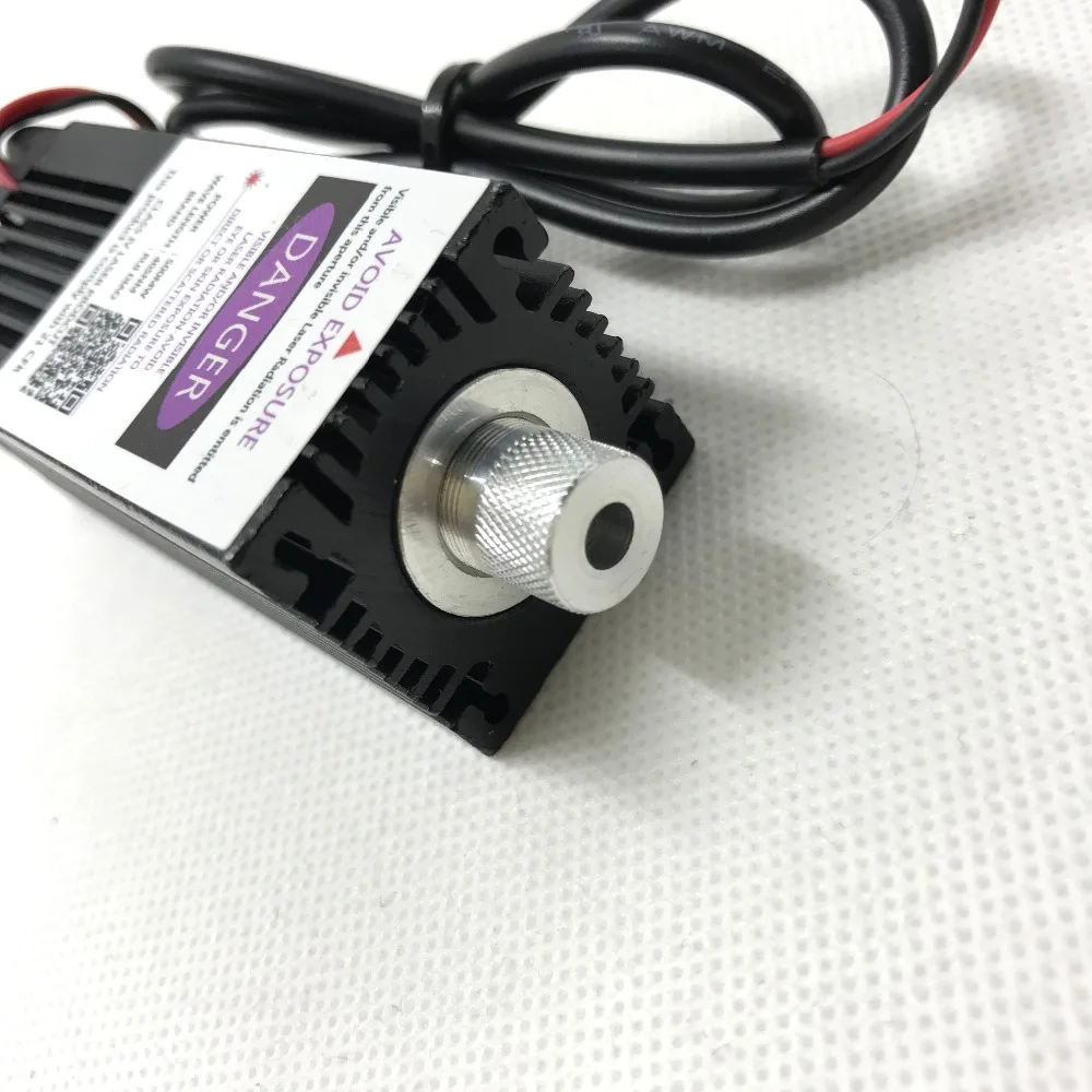 Najtaniej 500mw 405NM ogniskowanie niebieski fioletowy moduł laserowy grawerowanie, rura laserowa dioda hx2.54 2p port + ochronne googles