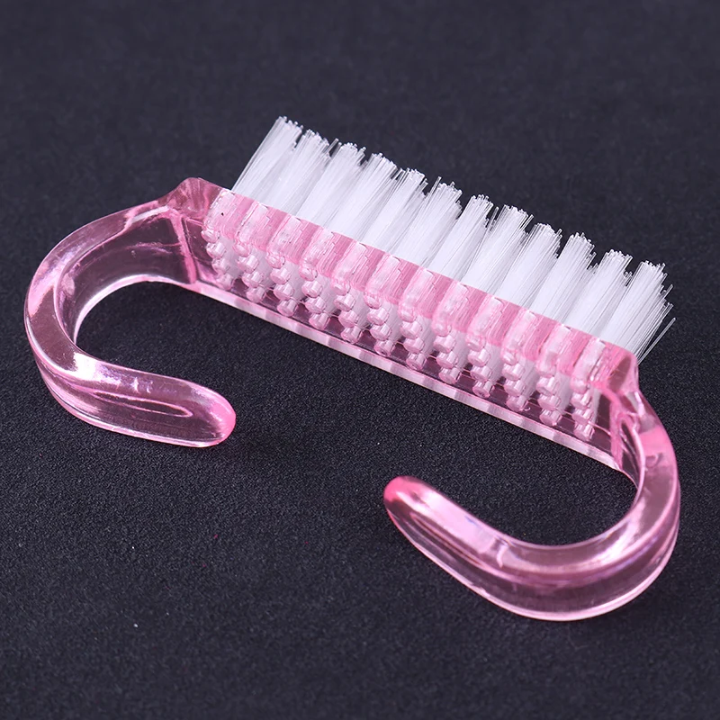 Nail Cleaning Nail Brush Tools File Nail Art Care Manicure Pedicure Soft Remove Dust Small Angle Clean Brush for nail care