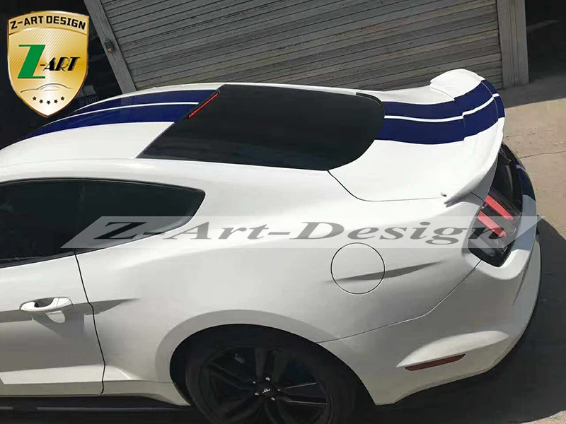 

Z-ART GT350 rear spoiler for Ford Mustang 2.3 5.0L 2015-2017 PP plastic Rear wing for Mustang free shipping