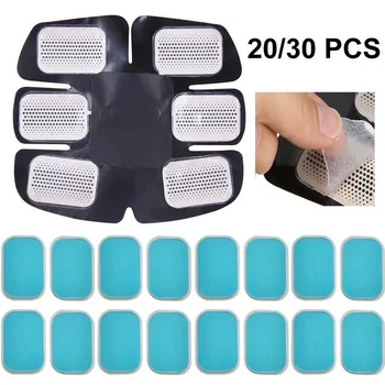 

6/20/30 Pcs ABS Trainer Replacement Gel Sheet AB Stimulator Portable Ultimate Abdominal Muscles Training Body Massage Gel Sheet