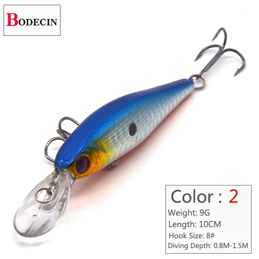 4PCS Minnow Sea Hard Artificial Lures Jerkbait Peche Wobblers For Fishing Bait With Hooks Lot Pike Trolling Swimbaits Fake Baits (2)